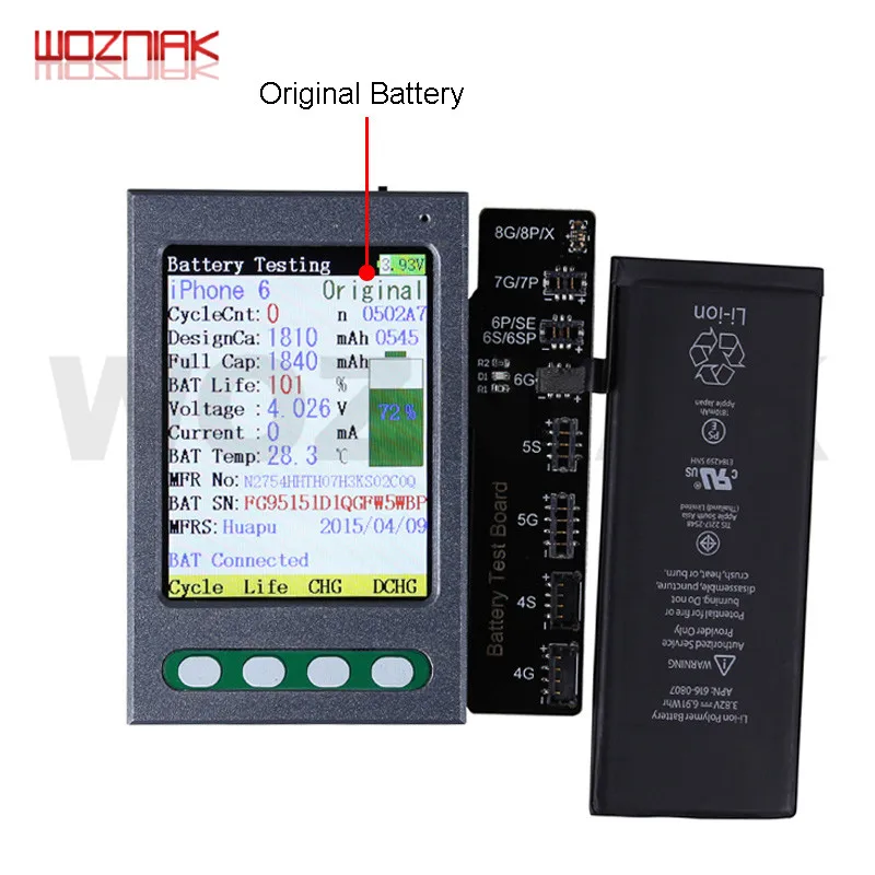 Тестер Аккумуляторов W28 устройство для проверки и ремонта аккумуляторов чистая