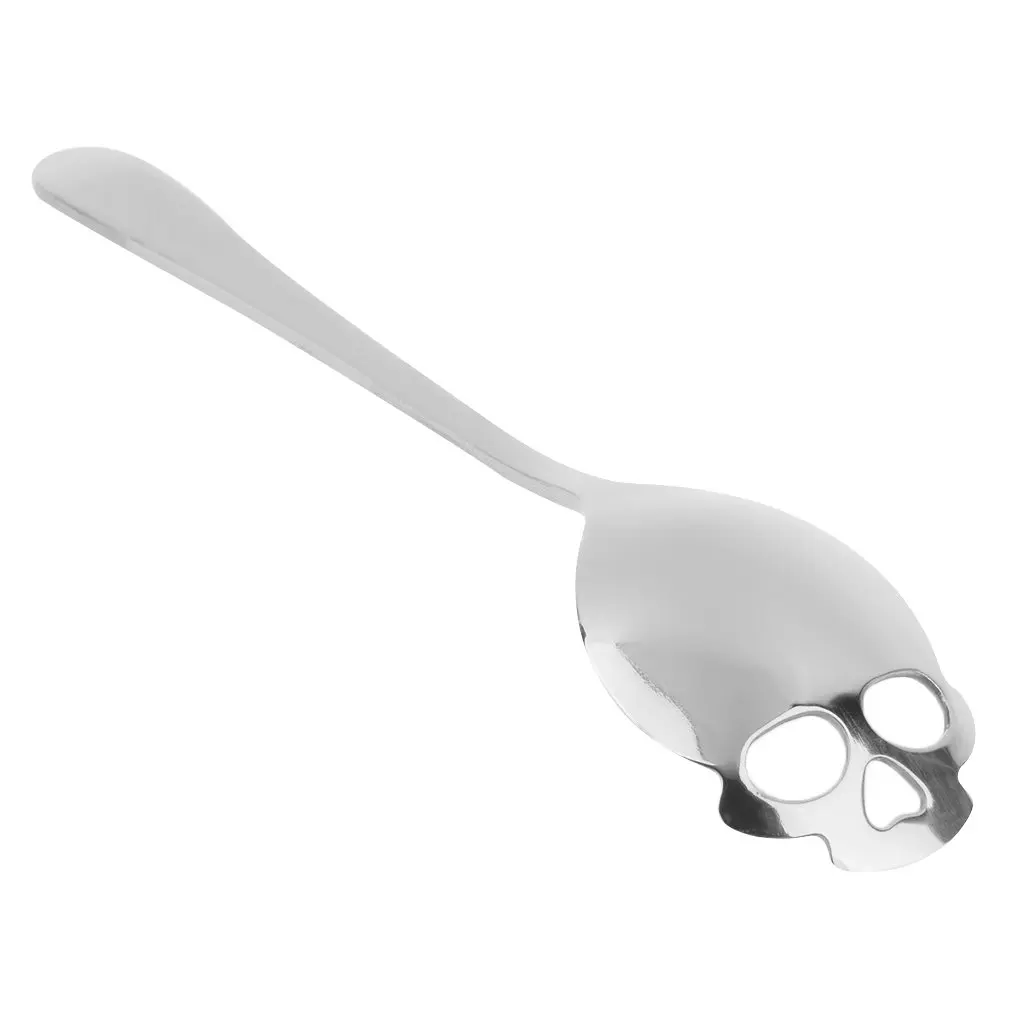 

1Pc 2016 hot sale 15cm Coffee Sugar Oatmeal Stirring Drinks Stainless Steel Spoon