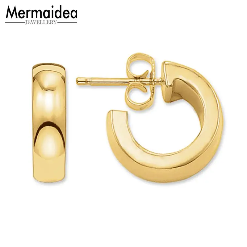 Креольские шарнирные серьги кольца золотые этнические Модные хорошие ювелирные