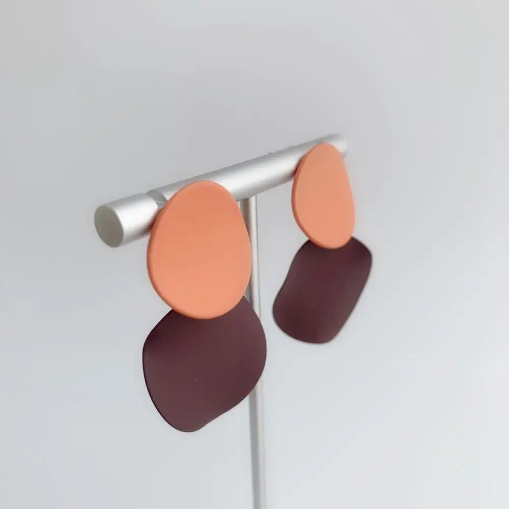 Новые резиновые серьги с рисунком модные ювелирные изделия свадебные подарки