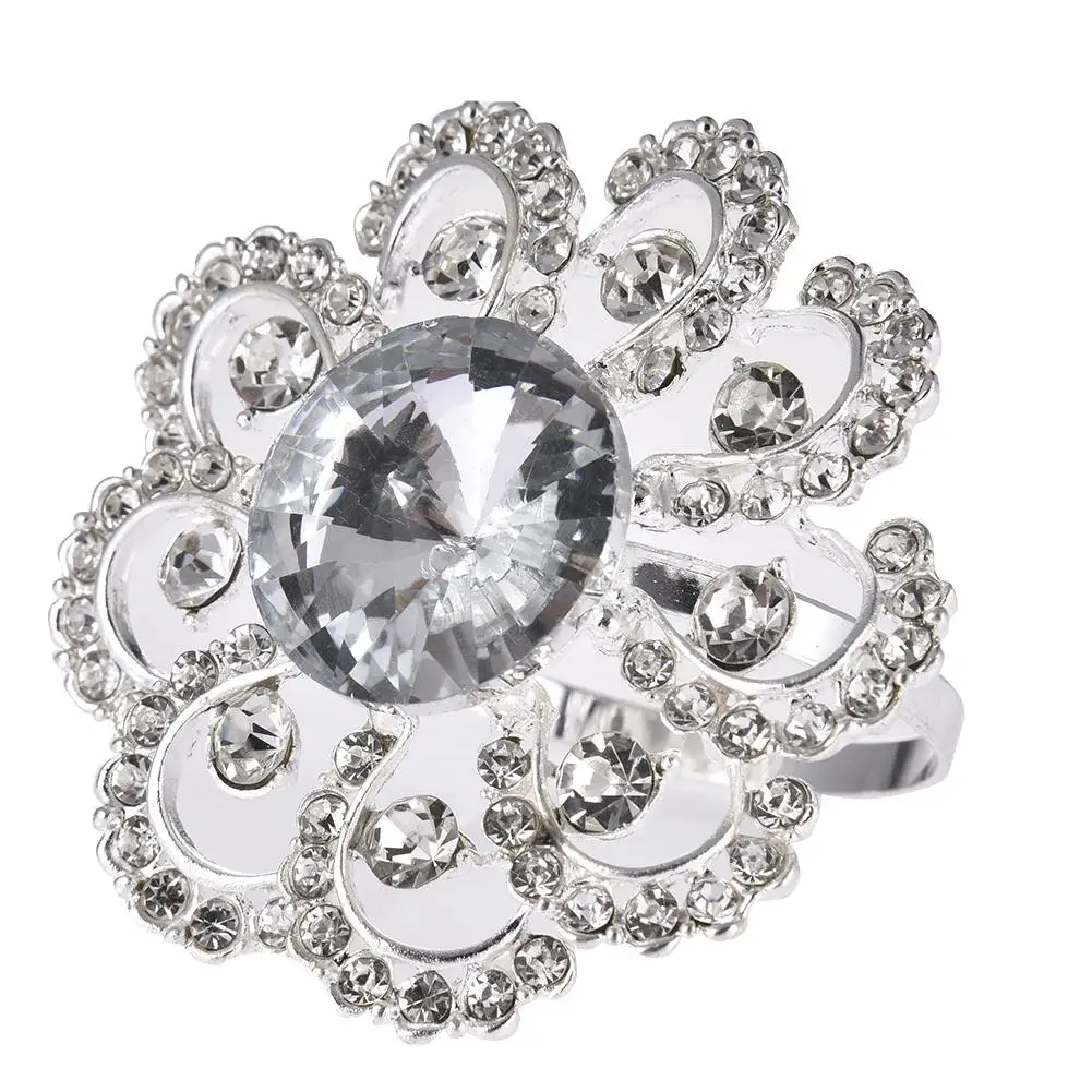 Металлическая для салфеток пряжка кольцо коврик полотенце дома свадьбы события