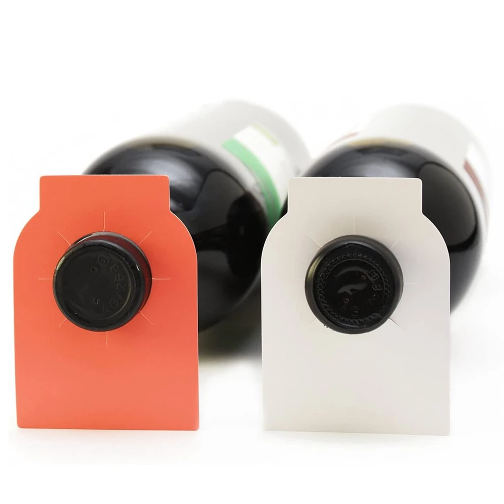 

Wine Bottle Tags for Wine Racks and Cellars 100 Pieces Blank Dual Sided One Size Fits All Coated Paper