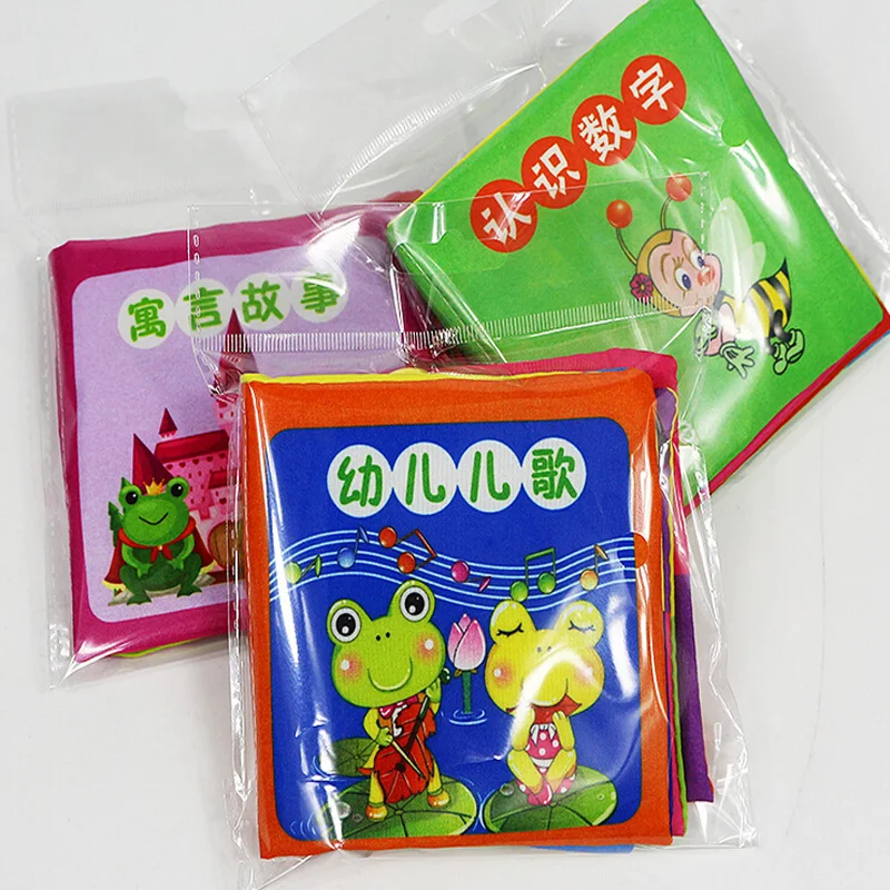 

0-12 Months Toys Newborn Crib Bed Baby Toy Soft Cloth Books Infant Hanging Mobile Early Educational Stroller Rattle Newborn Toys