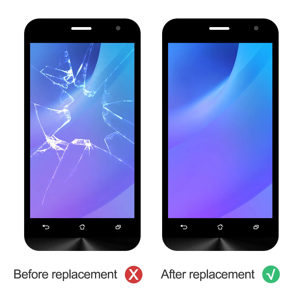 Дисплей 5 0 дюйма для ASUS Zenfone 2 ZE500CL сенсорный экран Z00D сменный ЖК-дисплей