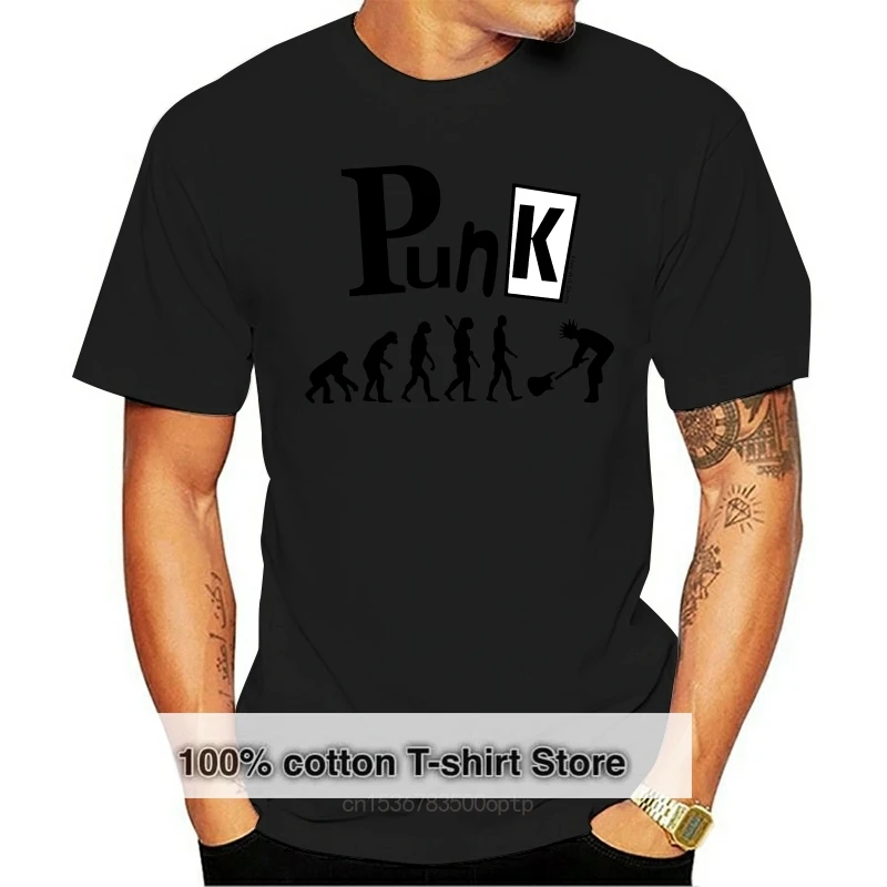 

Мужская футболка, забавная, в стиле панк, эволюция музыки, гитары, барабана, рок, новинка, музыка