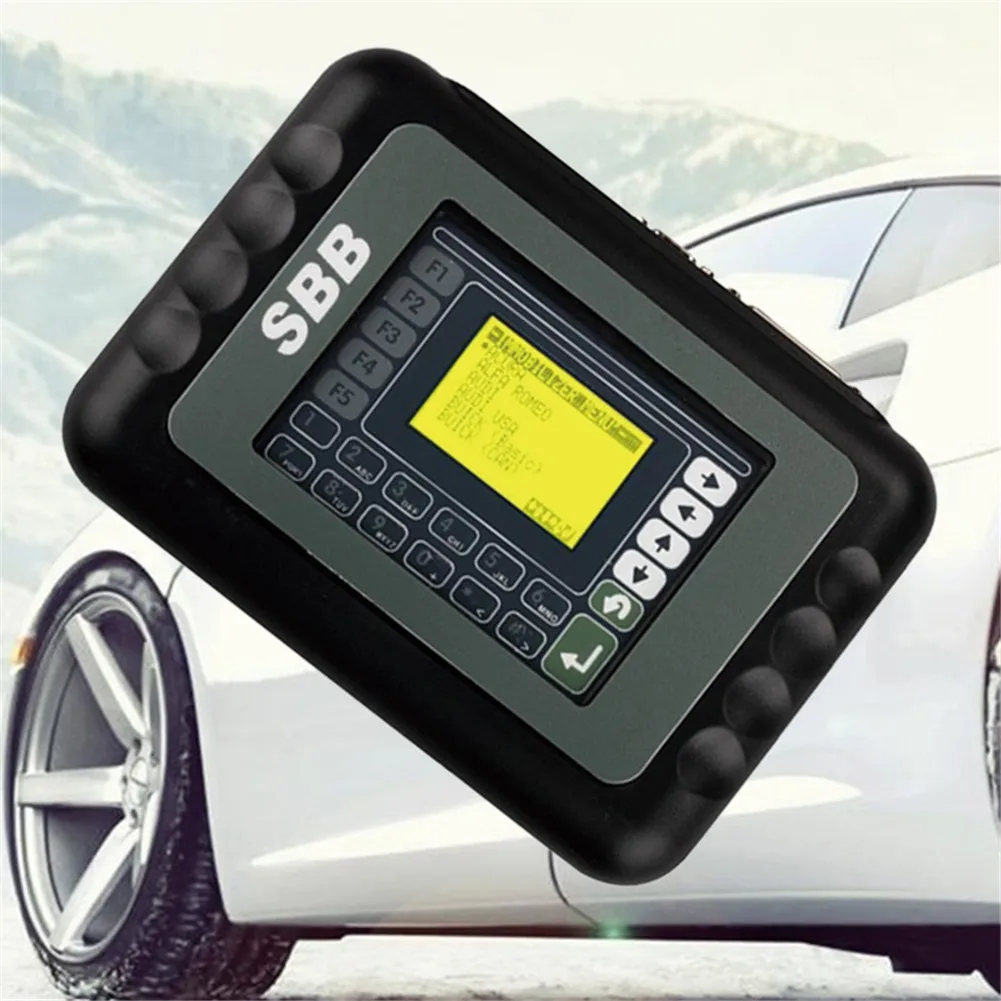 

Car Key Matching Instrument SBB Car Key Programmer Auto Key Transponder programming tool The latest configurationKey MasterV33