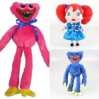 Игрушка плюшевая Huggy Wuggy, 40 см, мягкая Набивная игрушка с Маком, игровой персонаж, строительная плюшевая игрушка для детей, рождественские подарки для мальчиков