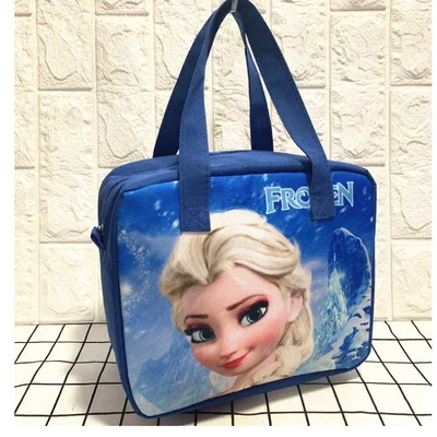 Disney мультфильм Минни ланч бокс сумка Повседневная ткань оксфорд хозяйственная сумка студенческий портативный Учебник Сумка книга мешок ланч замороженный