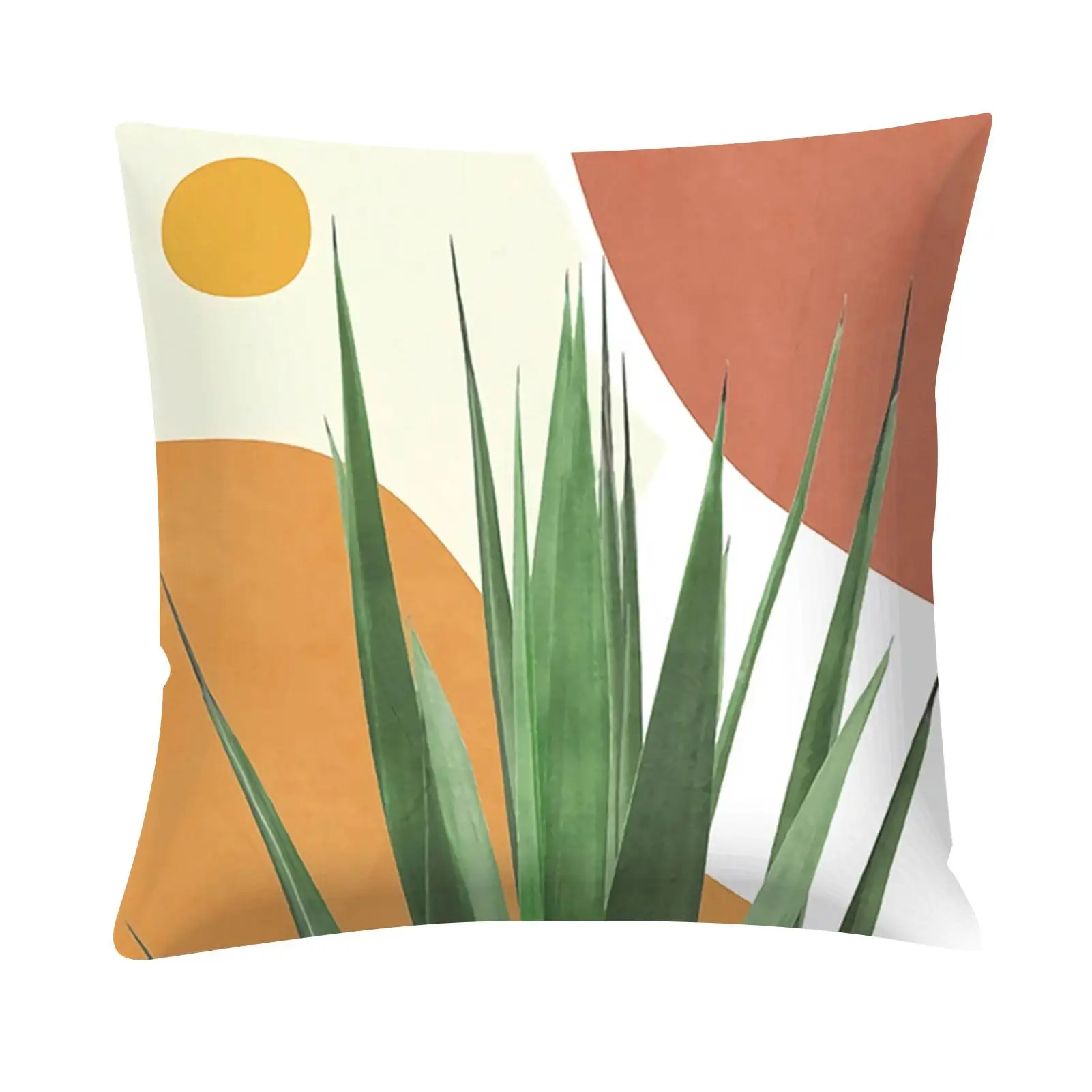 

Наволочка для подушки, с изображением цветов, кошек, в виде листа, геометрической формы