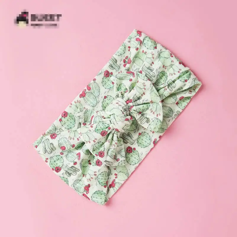 

INS handwork floral baby headbands nylon Newborn designer headbands bowknot girls headbands kids headband baby girl hair accesso