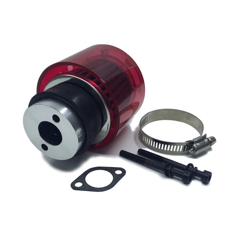 Red RC автомобильный воздушный фильтр подходит CY Zenoha двигатели для RC 1/5 FG HPI ROVAN KM BAJA MONSTER TRUCK - Цвет: Red