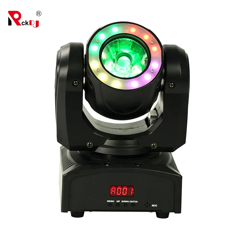 Светодиодный прожектор с вращающейся головкой миниатюрный сценический лучом 60