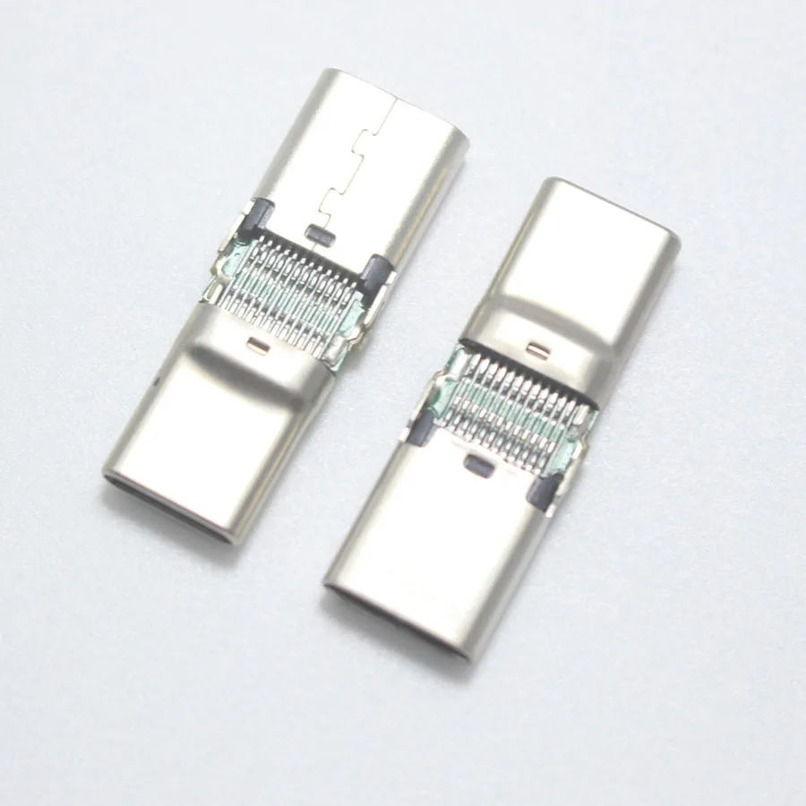 1 шт. USB 3,1 type C разъем 24Pin штекер для Женский Джек удлинитель тестовая линия DIY адаптер