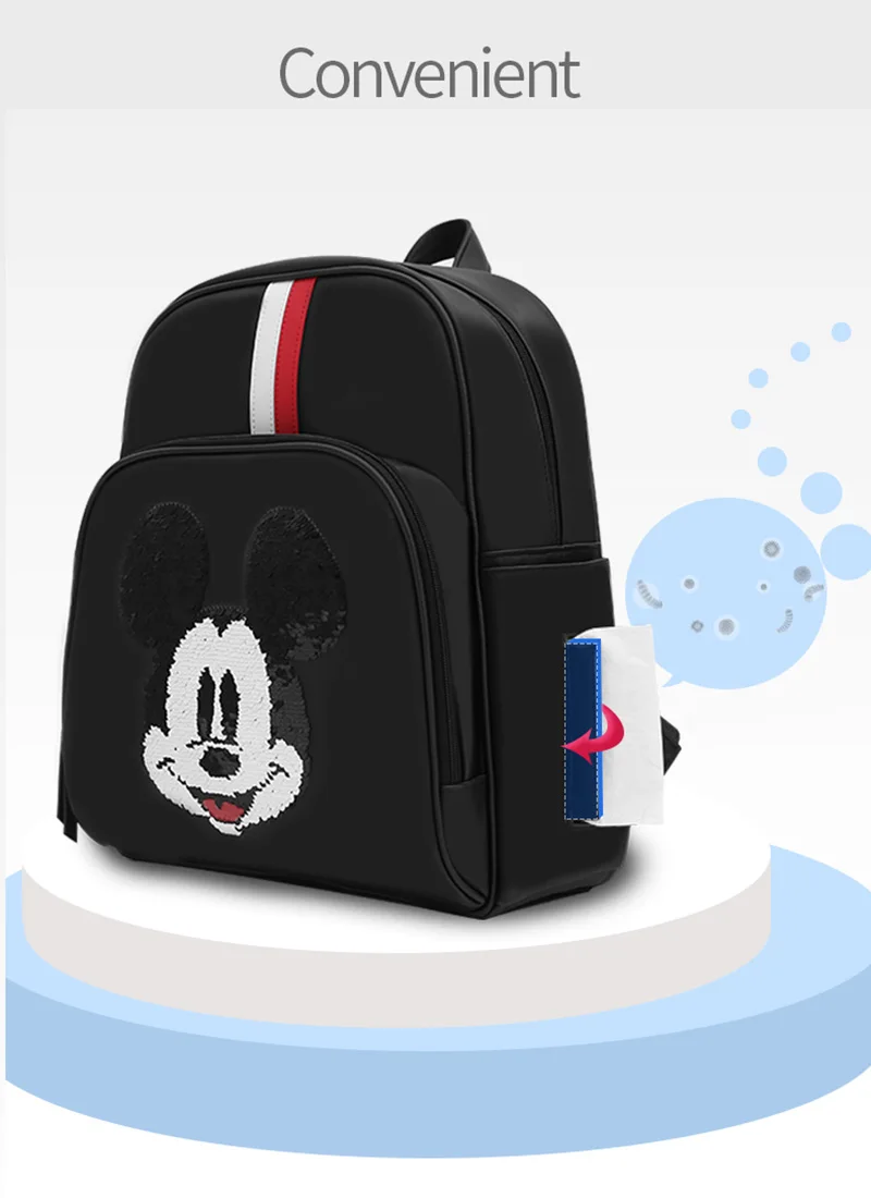 Disney Mummy сумка для подгузников подгузник для ухода за ребенком рюкзак для путешествий Дизайнер disney Микки Минни Сумка