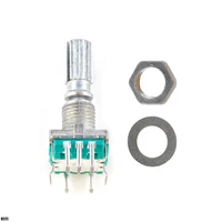 ec11 20 bit 360 degree rotary encoder 20 mm long handle built in button switch
