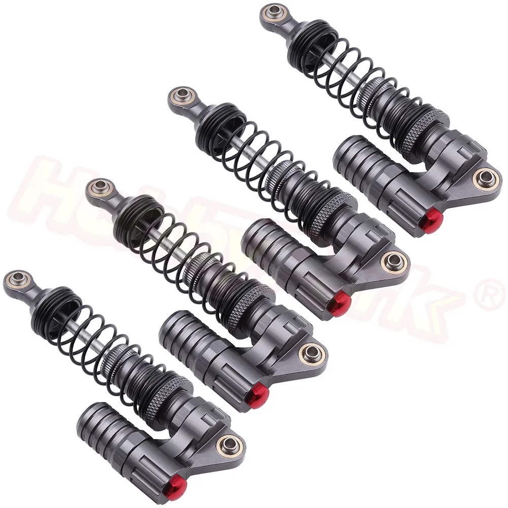 Full Metal RC Piggyback Shock Absorber for 1/10 Crawler Car Traxxas Trx-4 TRX4 Axial SCX10 90046 D90 KM2 | Игрушки и хобби