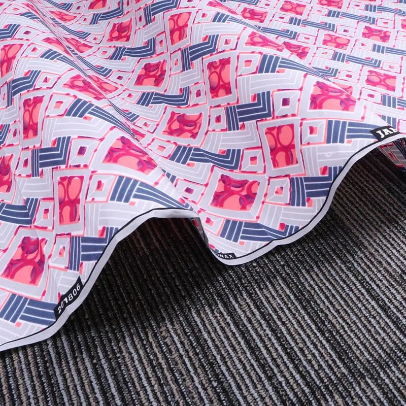 2020 розовая ткань в этническом стиле африканская ретро с геометрическим узором