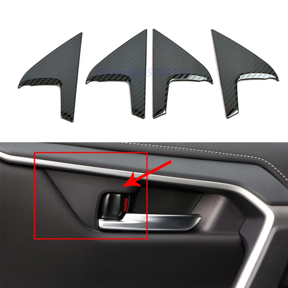 

For Toyota Rav4 XA50 2019 2020 Interior Door Handle Cover Trim Stainless Steel Car Styling Accessories