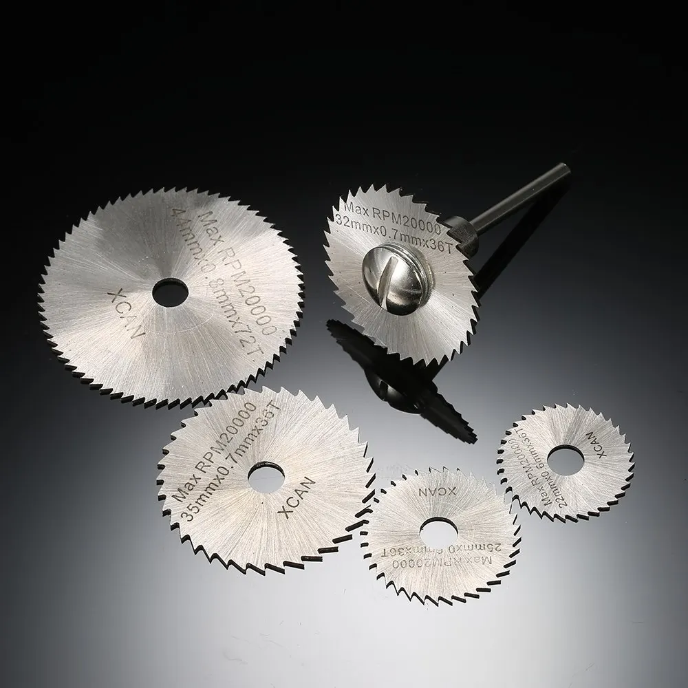 6 шт. лобзик HSS мини дисковые пилы Набор инструментов для роторной резки режущий