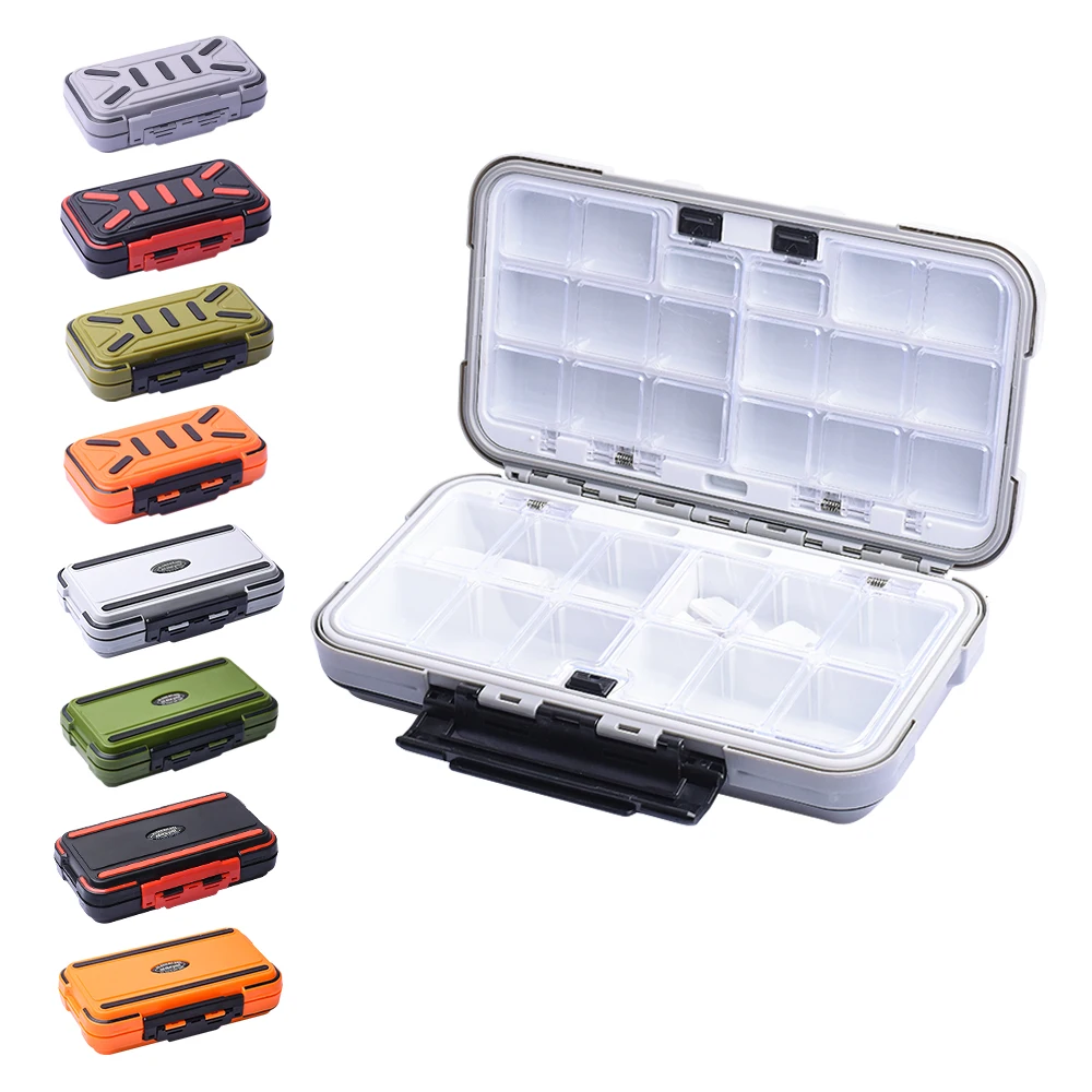 

24/28 Grid Fishing Gear Accessories Waterproof sub-Box Fishing Hook Supplies Tool Storage Box Fishing Tackle box pesca