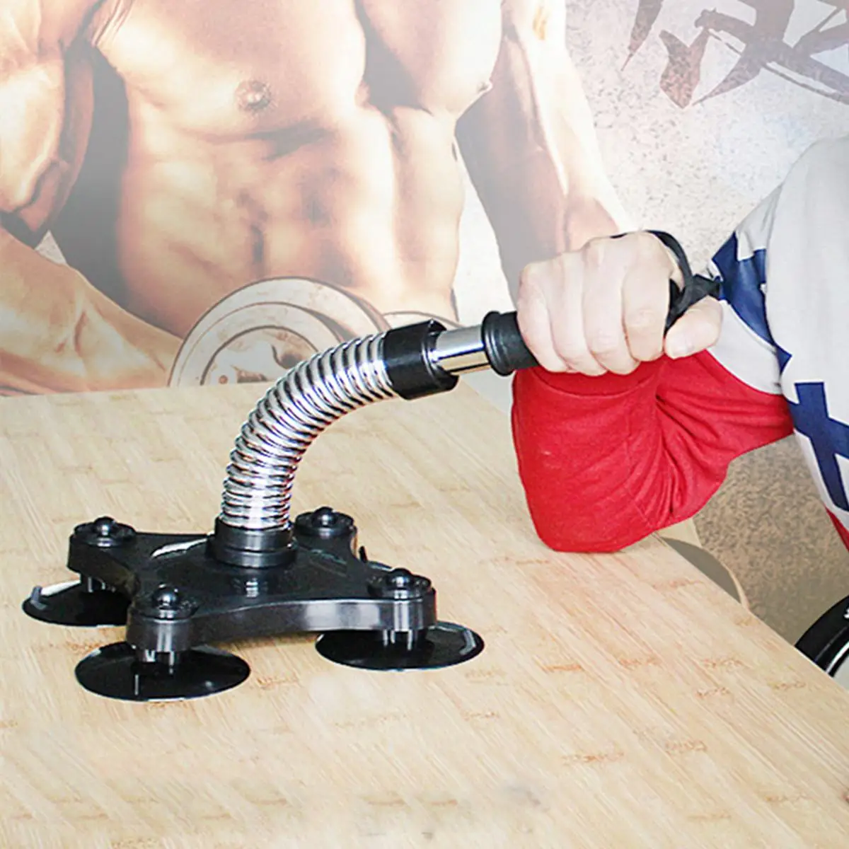 

Wrist Training Device Heavy / Light Arm Strong Wrist Hand Gripper Set With Bracers Wrestling Trainer Forearm Fitness Equipments