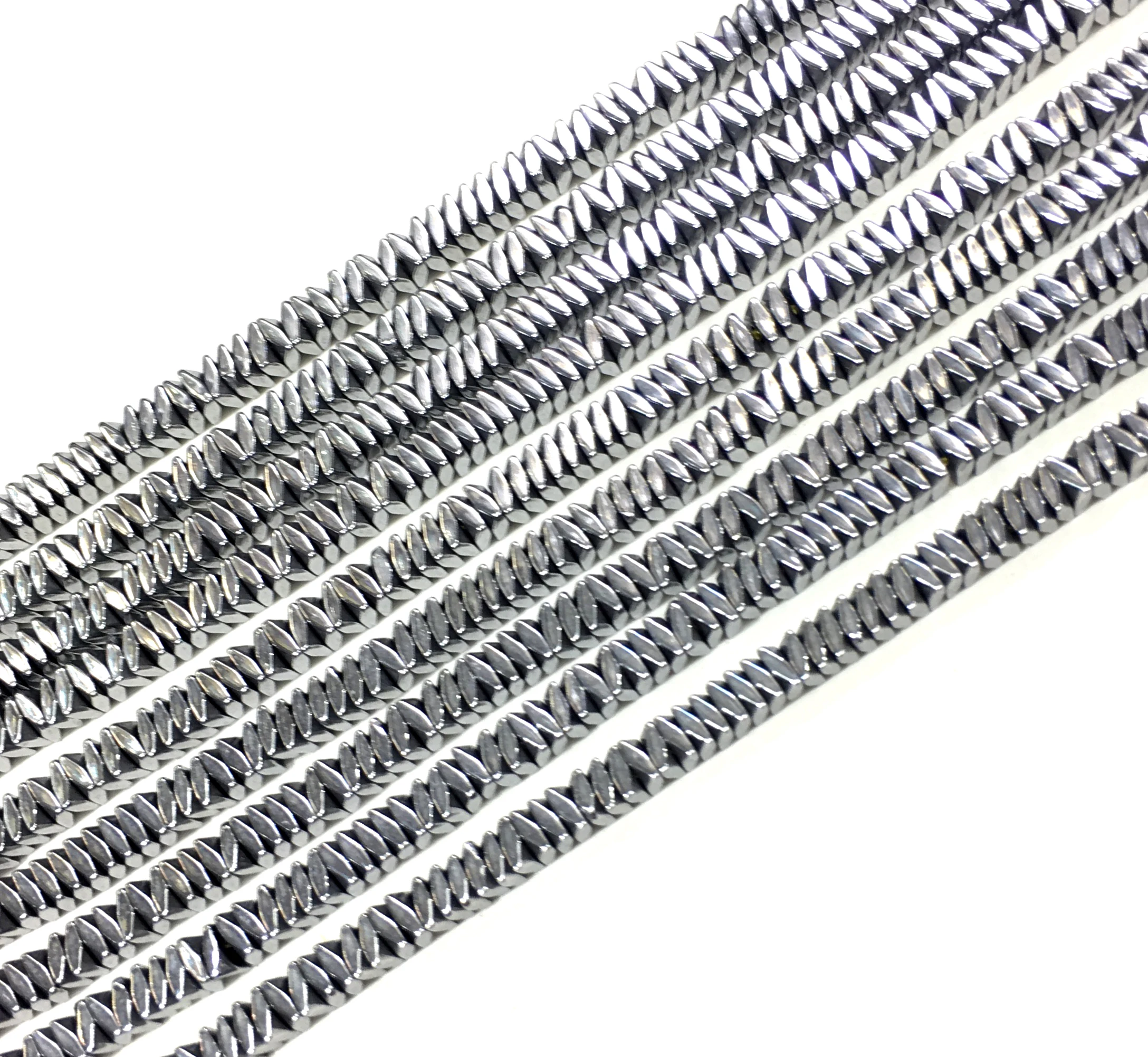 Заводская цена натуральный гематит камень бусина россыпью для изготовления