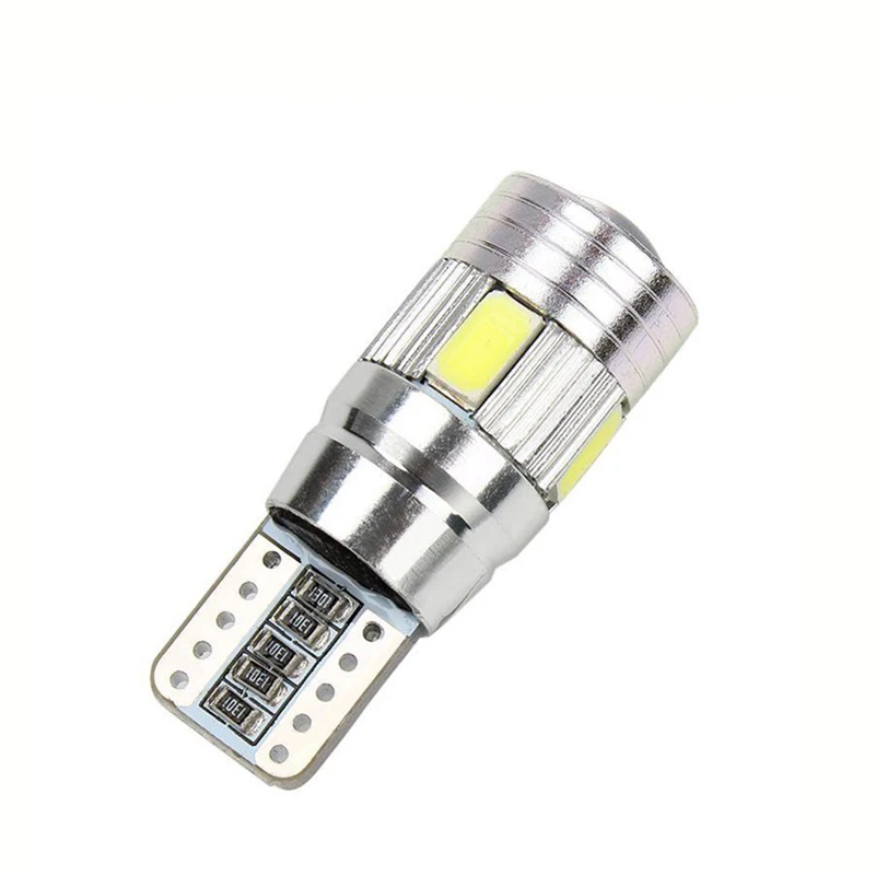 2X Canbus без ошибок T10 W5W 5630 SMD 6 светодиодные лампы для салона автомобиля лампа чтения