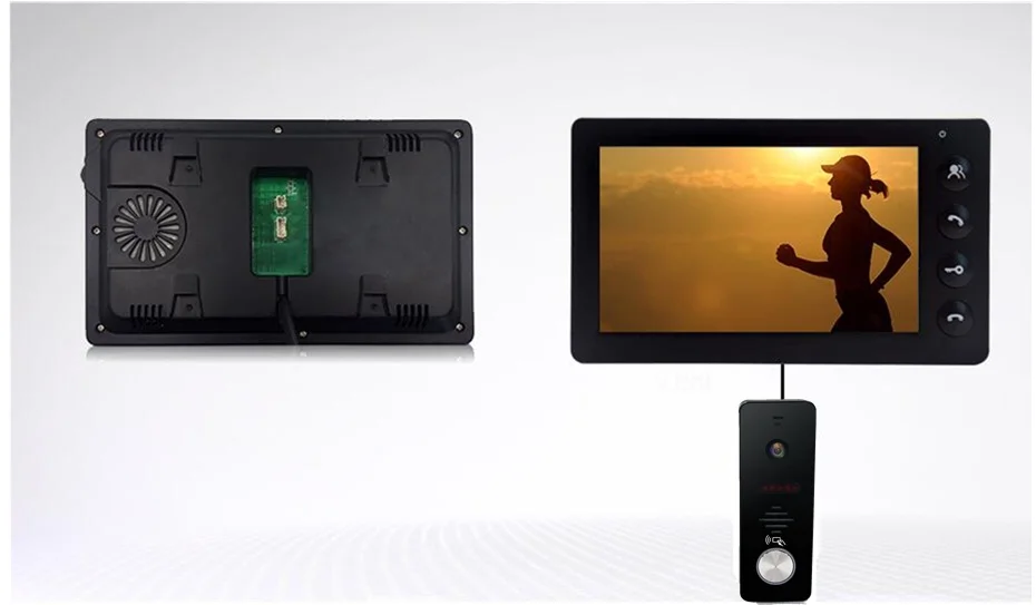 Dragonsview 7 дюймов видео телефон двери с RFID дверной звонок Дверной замок в системе контроля доступа