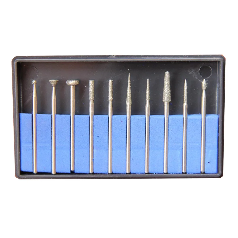 Dental HP Diamond Burs KIT Dental Burs Drills HP Tungsten Carbide Cutters Kit Acrylic Polishing Felt Polishing Burs Kit 2.35mm