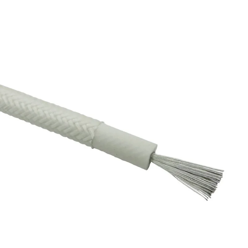 250 градусов при высоких Температура проволочный тканый Стекло волокна оплетка 4