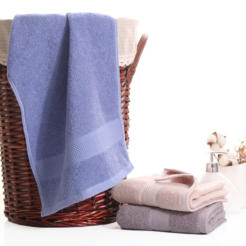 

[2Pcs] Face Wash Towel Men And Women Diary Soft Solid Color Stretch Absorbent Cotton Honeycomb Satin High-end Fabric Wedding