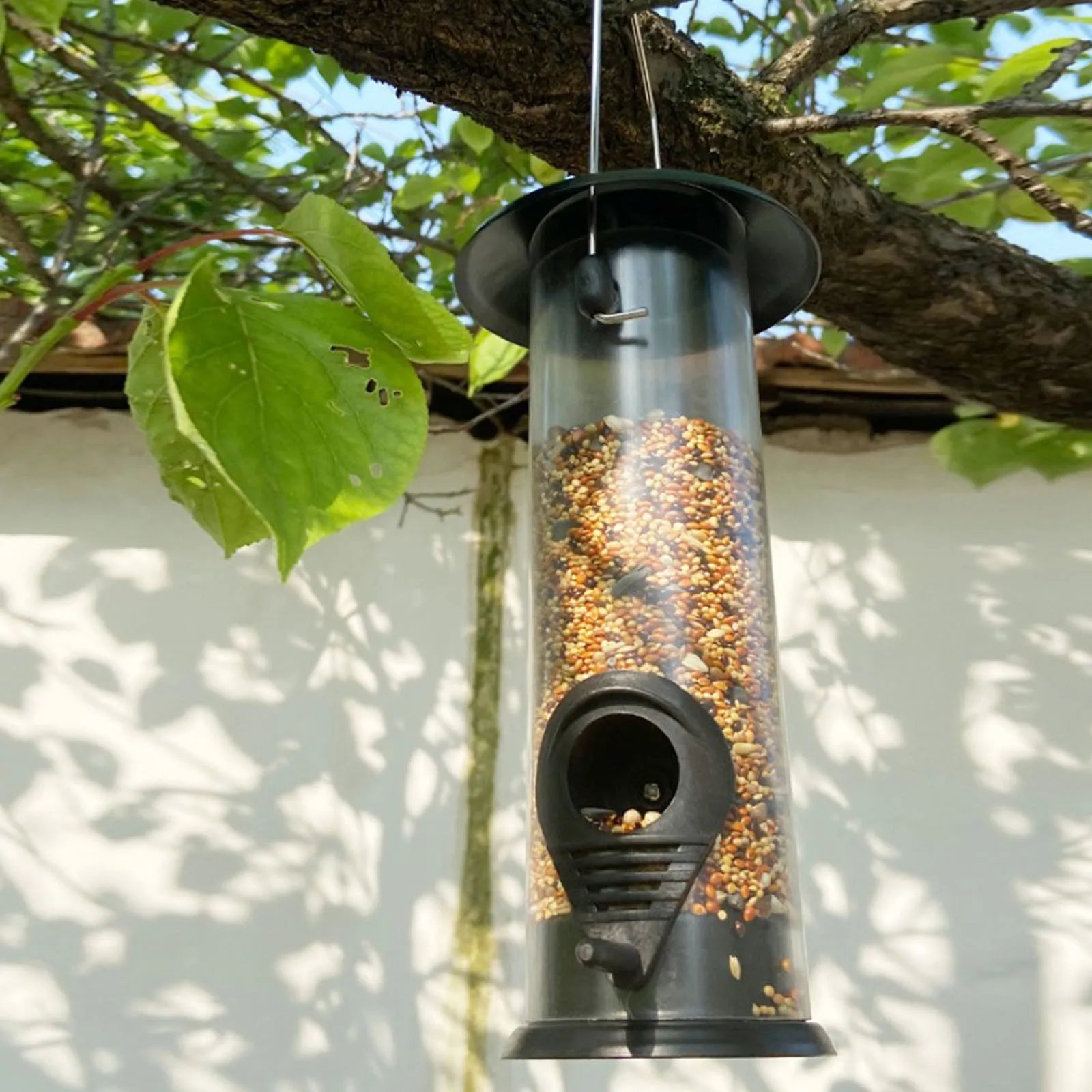 

Bird Feeder Hanging Feeders Viewing Window For Garden Yard Decoration