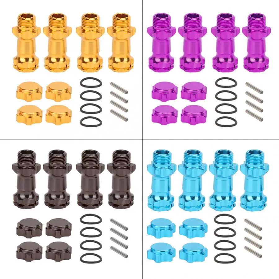 4 шт. 17 мм удлинитель комбайнер более длинные алюминиевые шестигранные ступицы