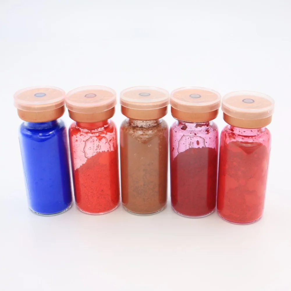15 разных каждые 2g губная помада Пигментный Порошок для губ косметика макияж Цвет