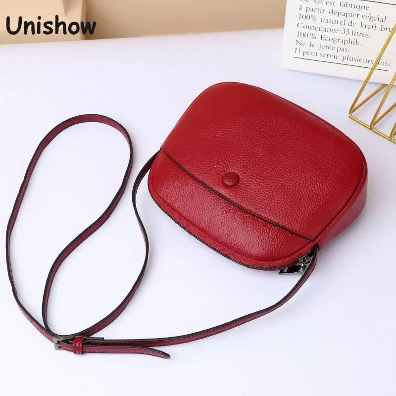 Маленькая женская сумка из натуральной кожи высокого качества через плечо