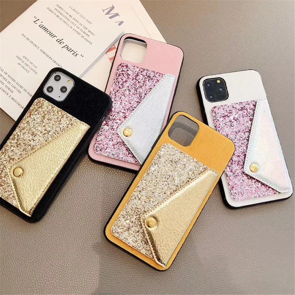 Для iPhone SE 2020 11 Pro MAX Bling Card wallet сумка держатель подставка чехол для телефона 6 7 8 Plus XS
