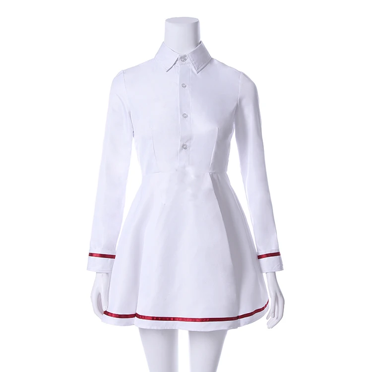 Костюм для косплея сакуры кардкоптера Clearcard косплей-костюм Kinomoto Sakura Tomoyo Daidoji