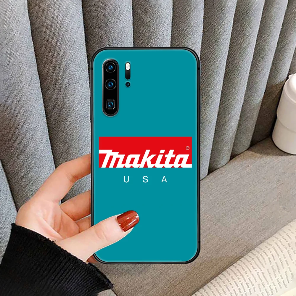 

Makita Toolbox Phone Case Cover For Huawei P Mate Smart 10 20 30 40 Lite Z 2019 Pro Black black Waterproof Silicone Prime Tpu