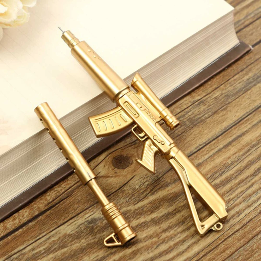 1 шт. креативная пластиковая винтовка в форме пистолета гелевая ручка оружие