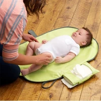 waterproof portable nappy changing pad travel changing station clutch baby care products hangs stroller baby diaper changing mat