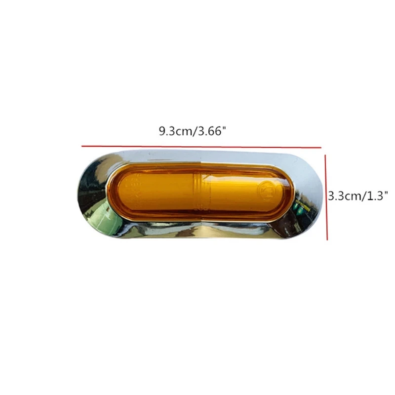 

4 LED Car Side Marker Lights External Lights Warning Tail Light Brake Lamp