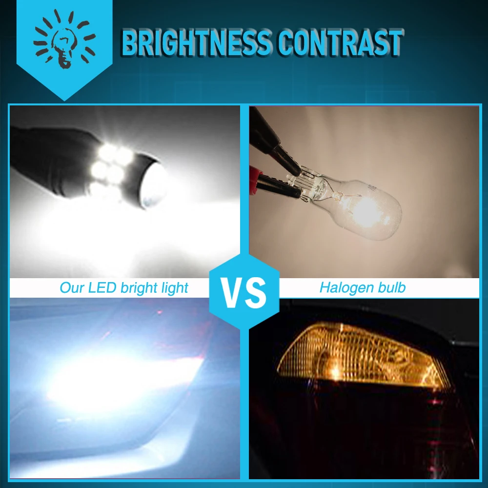 Комплект из 2 предметов с can-bus T15 W16W светодиодный лампы 920 912 3030 20SMD белый 6000K 12V