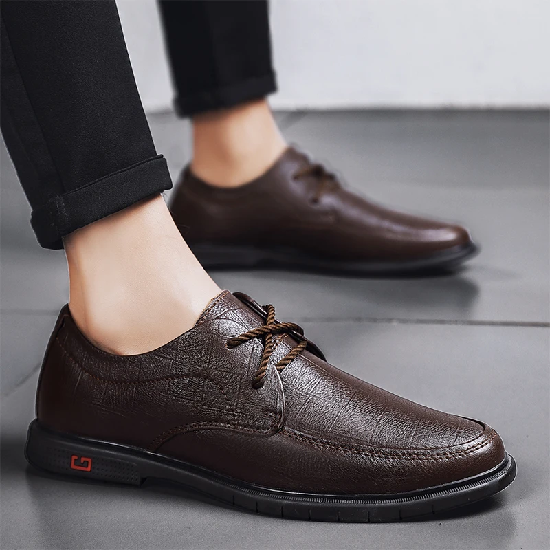 

Sapato Masculino Casual Men Black Casual Shoes Leisure Leather Man Shoe Zapatos Casuales Para Hombre Zapatillas Loafers For