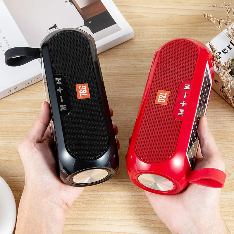

Solar charger compatible portable speakers