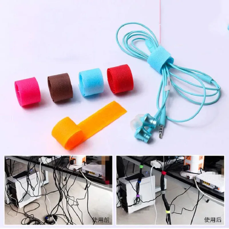 25 шт./лот 18 см * 2 Кабельная линия набор нейлоновых кабельных стяжек наушники
