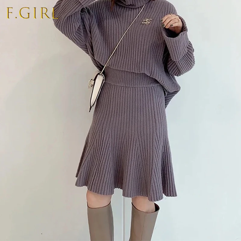 

Свитеры в японском стиле, новинка сезона осень-зима 2021, женская одежда, мягкий однотонный пуловер с высоким воротником и длинным рукавом, вя...