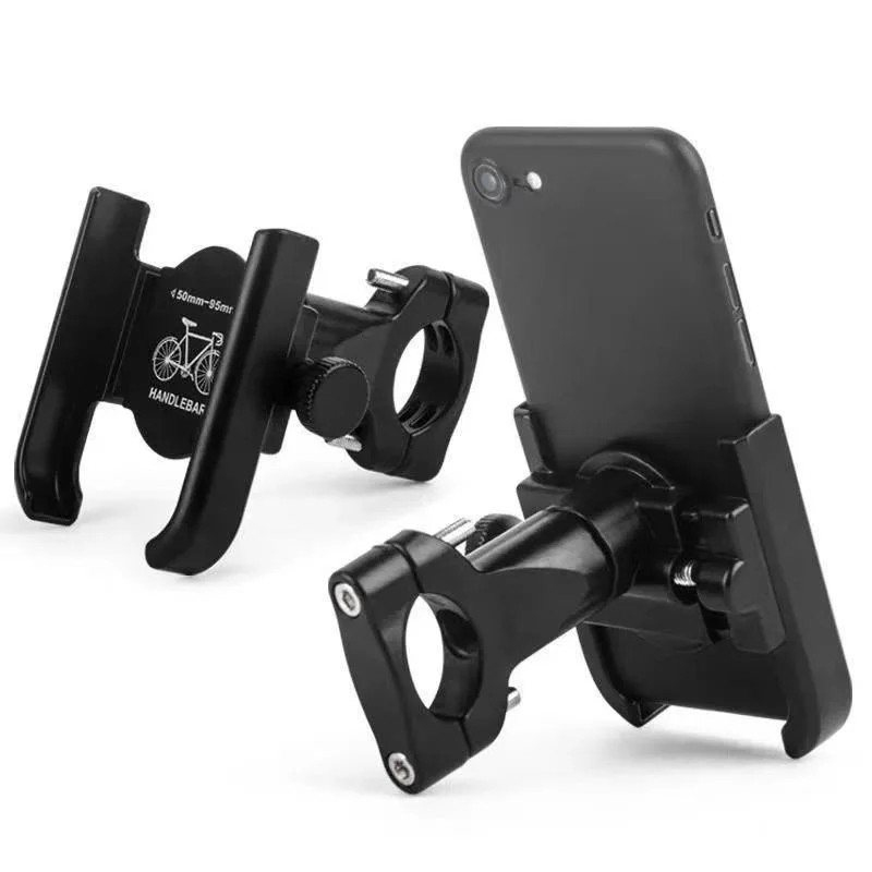 aluminum alloy motorcycle bike phone holder gps bracket mount clip support moto mirro handlebar mount for xiaomi iphone free global shipping