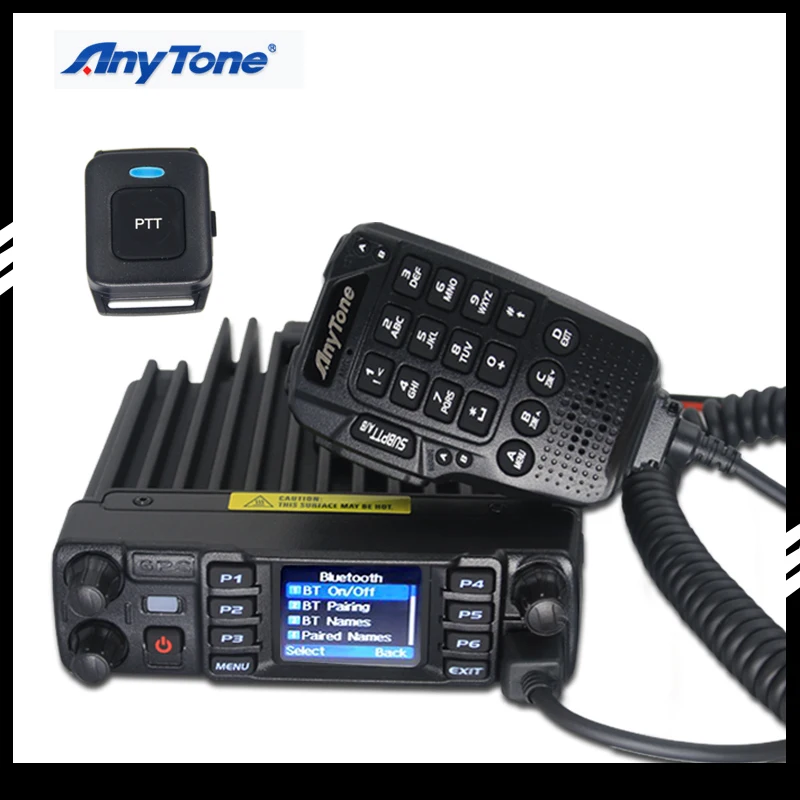 Anytone AT D578UVPRO DMR и аналоговая радиостанция 50 Вт VHF UHF GPS APRS Bluetooth рация автомобильное