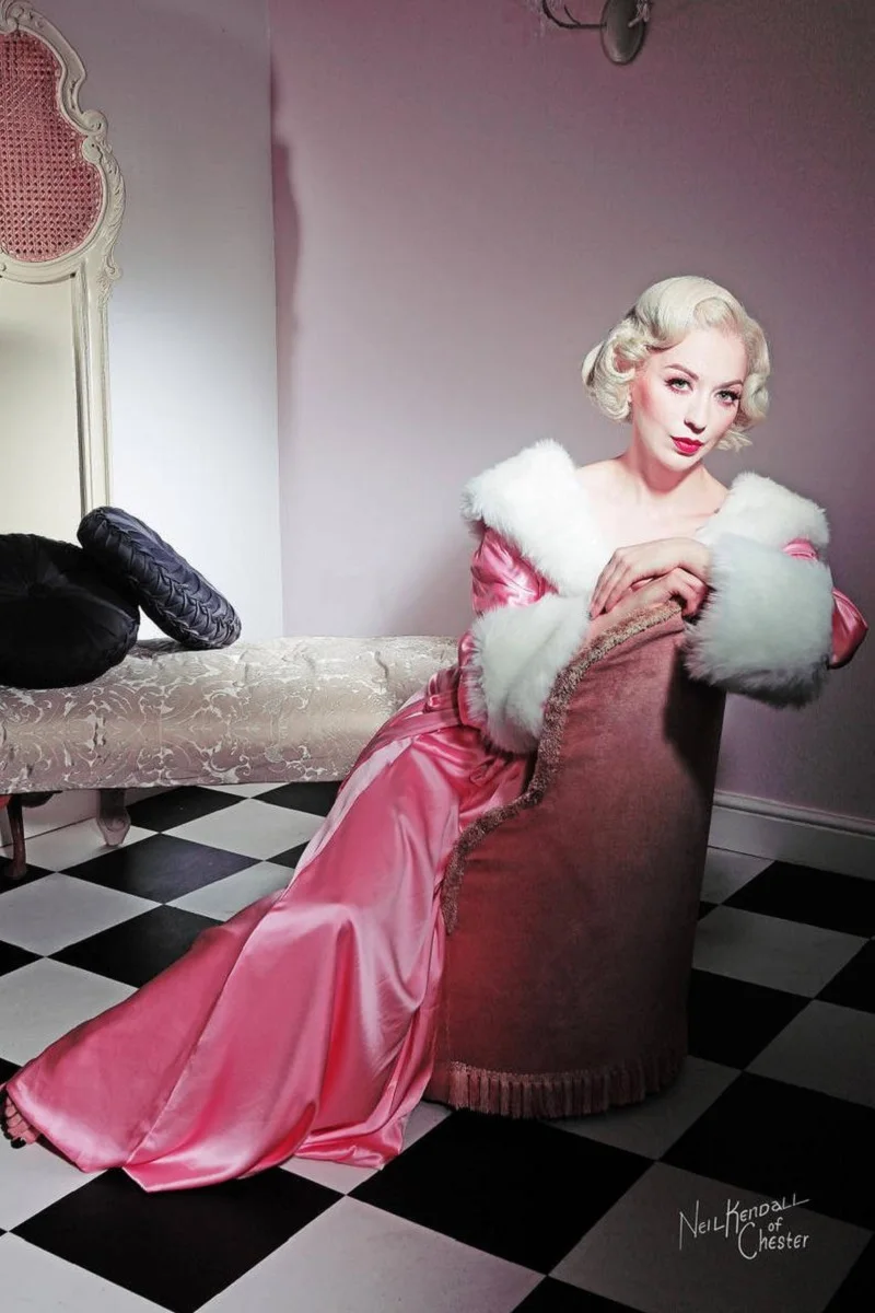 Розовый меховой халат женский и шелковый ночная рубашка женская одежда для сна