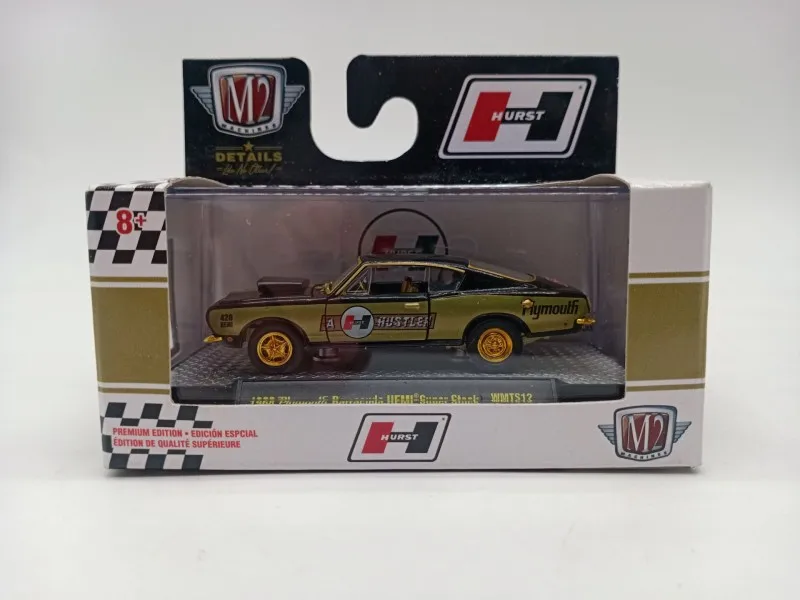 M2 1:64 1968 слойная ротовая Барракуда геми супер запас сплав модель автомобиля